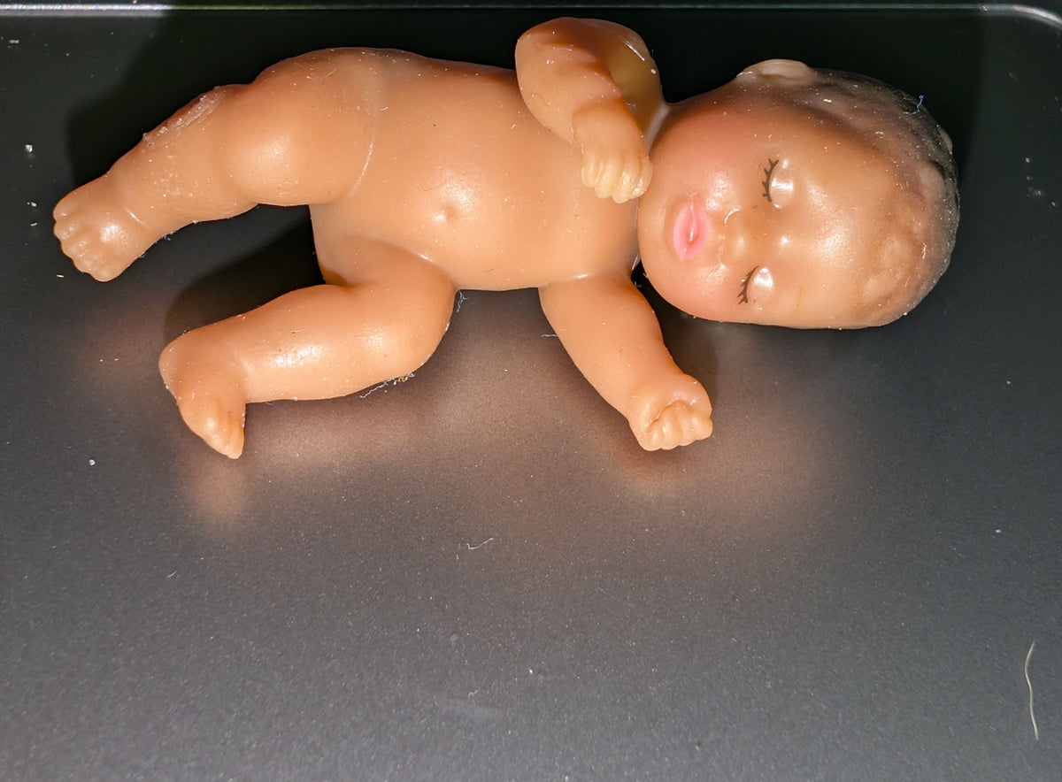 Baby lying down