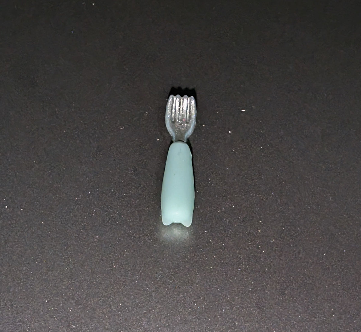 Blue baby fork