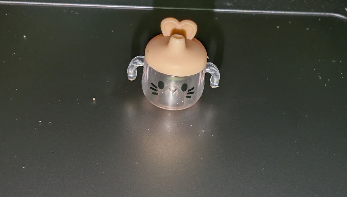 Orange rabbit sippy cup