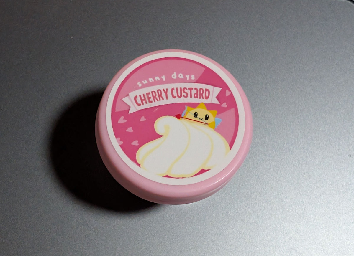 Cherry custard