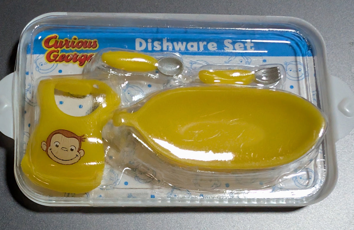 Curious George dishware set