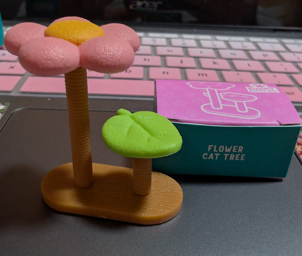 Flower cat tower