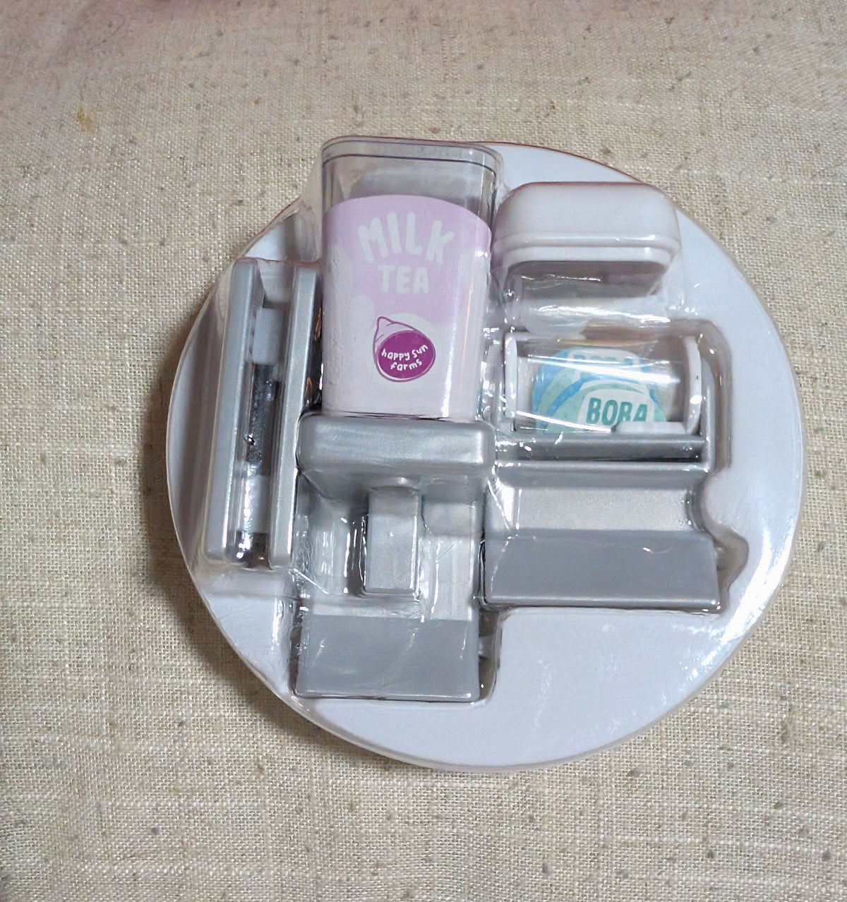 Ube milk tea drink dispenser