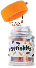 Black and Orange sprinkles