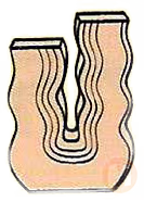 U-shaped Vase (Pink)