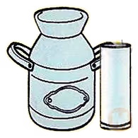 Large milk just