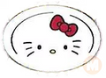 Oval Plate (Hello Kitty)