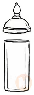 Jar with lid