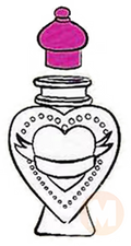 Heart shaped bottle