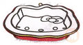 Pie Dish (Red, Hello Kitty)