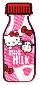 Strawberry Milk (Pink Bottle, Hello Kitty)