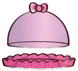 Serving Tray w/Cloche (Hello Kitty)