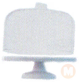 Cake Stand w/Cloche