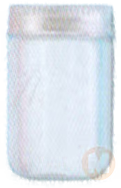 Mason Jar w/Lid (Blue)