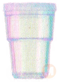 Cup w/Flat Lid