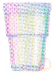 Cup w/Flat Lid
