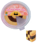 Checkered Cake w/Slice