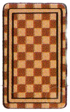 Cutting Board w/Groove (Chekered)