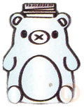 Bear-Shaped Jar w/Lid