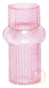 Pink Vase w/Band