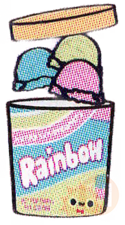Rainbow Ice Cream
