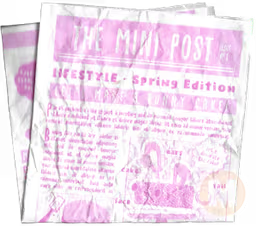 Newspaper (Pink)