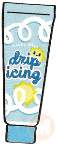 Drip icing (white)