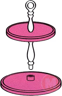 2 Tier Serving Stand