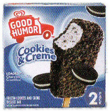 Good humor cookies and creme