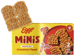 Eggo minis cinnamon toast