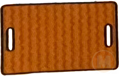 Striped wavy cutting board