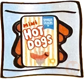 Mini hot dogs