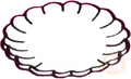 Scalloped plate