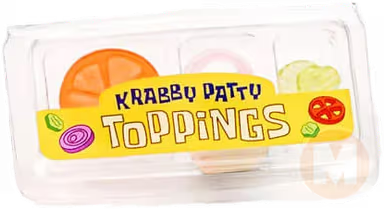 Krabby patty toppings