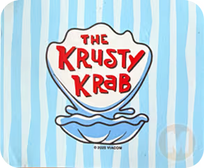 Krusty Krab place mat