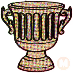 Fancy urn pot