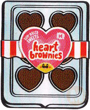 Brownie hearts