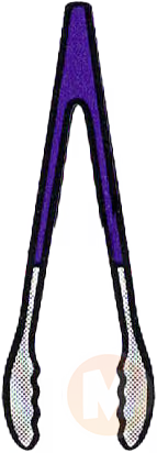 Purple tongs