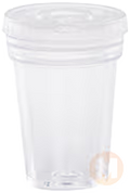 Cup w/Flat Lid