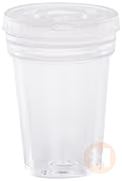 Cup w/Flat Lid