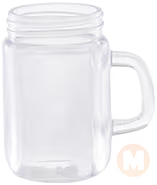 Mason Jar w/Handle