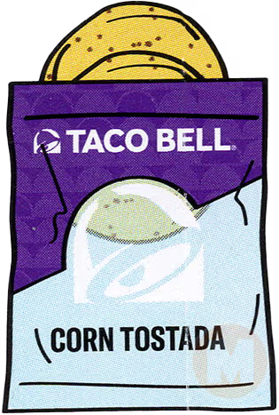 Corn tostada