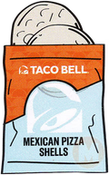 Mexican pizza shells