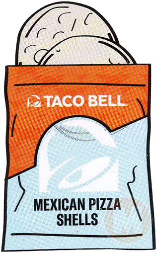Mexican pizza shells