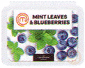 Mint leaves & blueberries
