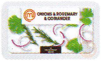 Onion, rosemary & corriander