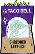 Shredded lettuce