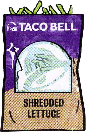 Shredded lettuce
