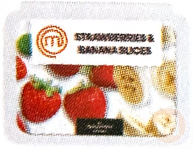 Strawberry & banana slices