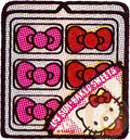 Ribbon cookies (pink and red)